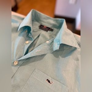 Vineyard Vines Slim Fit Tucker Shirt Button Down size Large